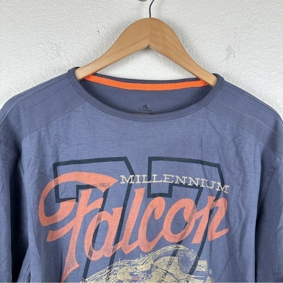 Disney Parks Star Wars Millennium Falcon Crew Neck Long Sleeve Top‎ Size Large - Picture 2 of 12